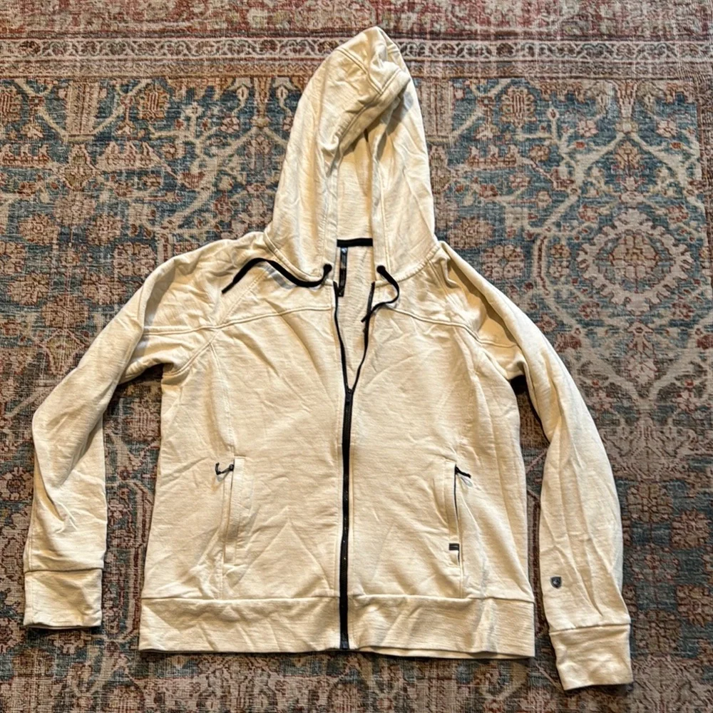 Kuhl Cream Hoodie Sweatshirt - Picture 1 of 11